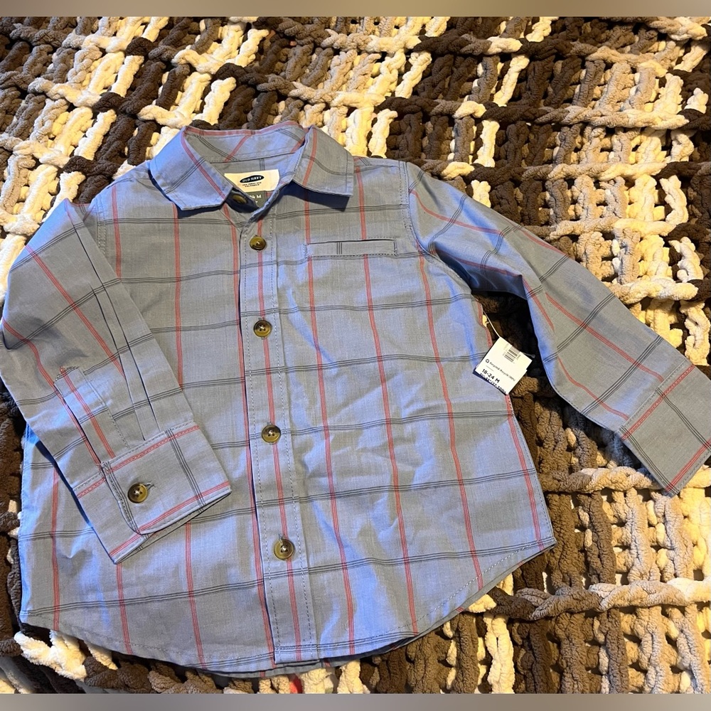Old Navy toddler boys button up shirt